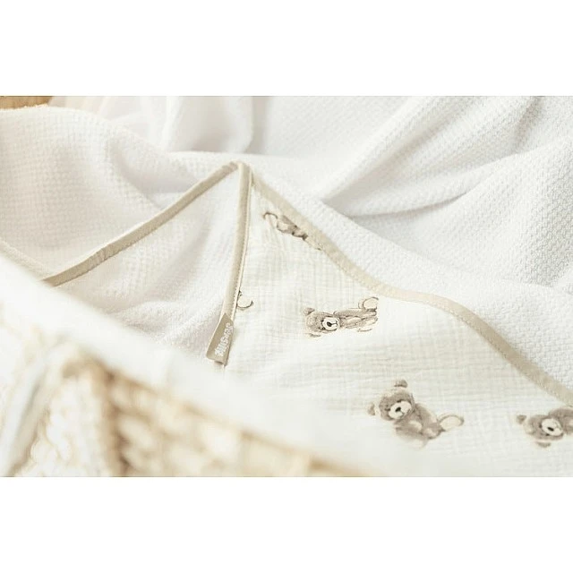 Baby Towel With Hood 100 X 100 Cm Bears Sensillo