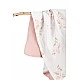 Baby Blanket Muslin Double Layer 75X100 Pink Flowers Sensillo