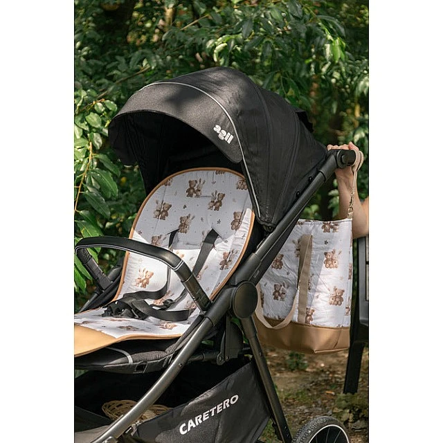 Universal Double-Sided Stroller Mat 40 X 80 Cm Teddy Bear And Bunny Sensillo