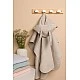 Poncho 100% Corrugated Cotton 70X60 Beige 0+ Sensillo