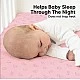 Чаршафи От Органичен Памук 2 Броя 60х120См Розови Abc Kea Babies