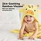Baby Hooded Towel Made of Organic Bamboo Dinosaur Keababies