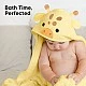 Baby Hooded Towel Made of Organic Bamboo Dinosaur Keababies