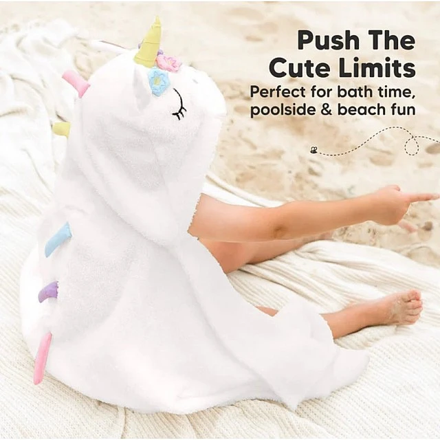 Baby Hooded Towel 100% Cotton Elephant Keababies