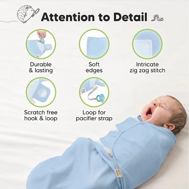 Anti-Stress Diapers Organic 0-3 Months 3Pcs Trucks KeaBabies