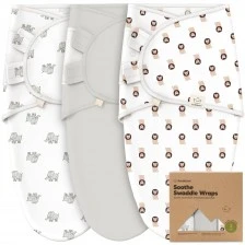 Anti-Stress Diapers Organic 0-3 Months 3Pcs The Wild Calls Keababies