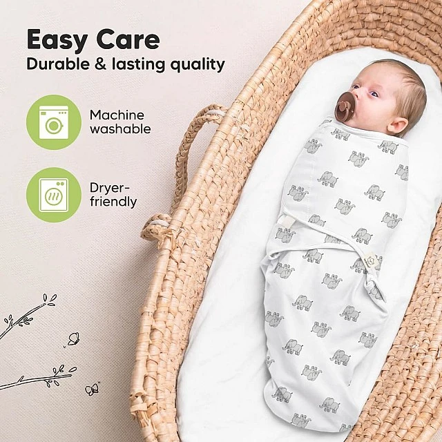Anti-Stress Diapers Organic 0-3 Months 3Pcs The Wild Calls Keababies