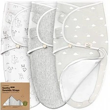 Anti-Stress Diapers Organic 0-3 Months 3Pcs Bear and Cloud KeaBabies