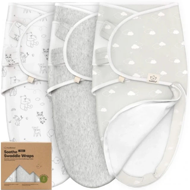 Anti-Stress Diapers Organic 0-3 Months 3Pcs Bear and Cloud KeaBabies