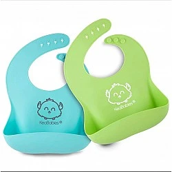 Силиконови Лигавници 2 Броя Син/Зелен Kea Babies