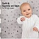 Чаршафи От Органичен Памук 2 Броя 60х120См Сив Приятели Kea Babies