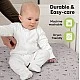 Чаршафи От Органичен Памук 2 Броя 60х120См Сив Приятели Kea Babies
