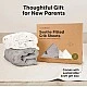 Чаршафи От Органичен Памук 2 Броя 60х120См Сив Приятели Kea Babies