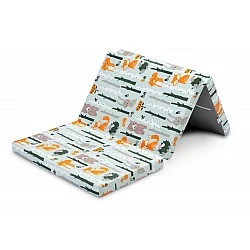 Сгъваем Матрак За Пътуване Лисица И Заек 120X60X5см Sensillo