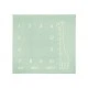 Муселинова Фотоподложка Giraffe Mint 120x120см