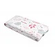 Portable folding changing mat Pink Leaves Sensillo