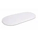 Next To Me Jersey Crib Sheet White 90X40 Sensillo
