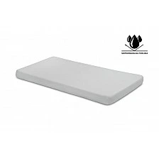 Водоустойчив Чаршаф с ластик Джърси Сив 120X60 Sensillo