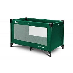 Folding travel cot Key Dark Green Caretero