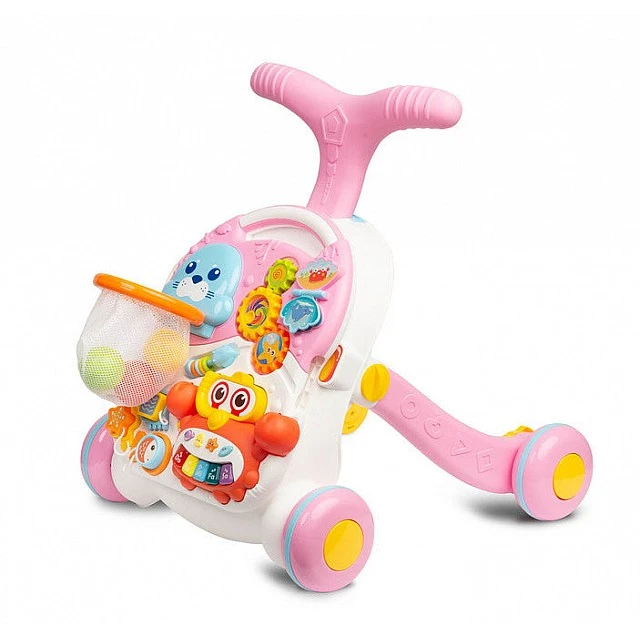 Проходилка 2в1 Spark Pink Caretero Toyz