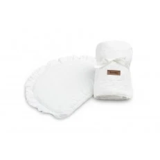 Елегантен Комплект За Количка Или Плетен Кош