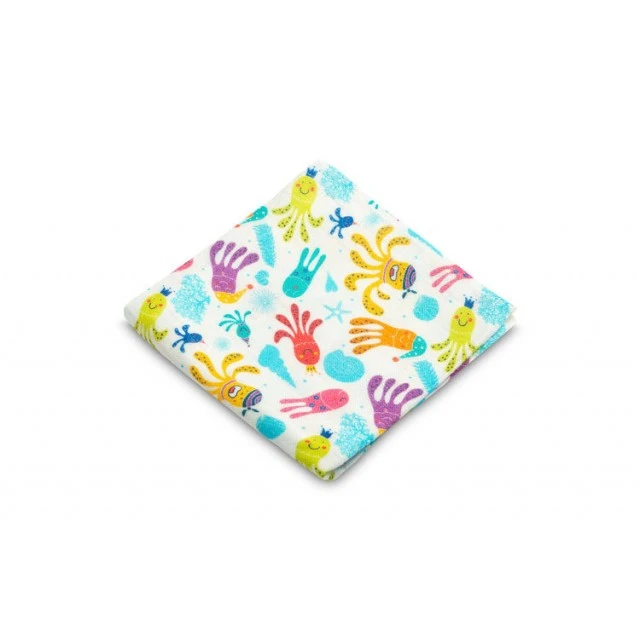 Bamboo Diaper Octopus 75X75 Cm Sensillo
