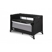 Playpen On 2 Levels Esti - with falling side Black Caretero