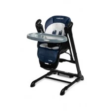 High Chair + Rocking Chair Indigo Black Navy Caretero