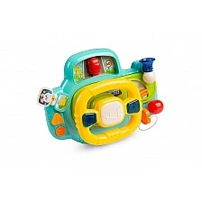 Educational Toy Racing Steering Wheel Turquoise Caretero Toyz