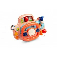 Educational Toy Racing Steering Wheel Pink Caretero Toyz