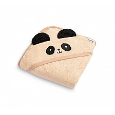 Panda Bath Towel 90x90cm Beige 100% Cotton