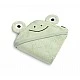 Frog Bath Towel 90x90cm Green 100% Cotton