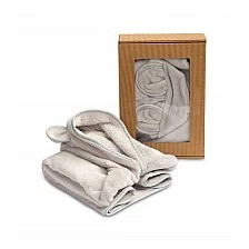 Elegant Children’s Bathrobe 1-2 Years Teddy Bear Gray