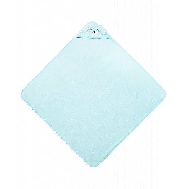 Bathfriends Hooded Baby Towel 100X100 Dog Blue Sensillo