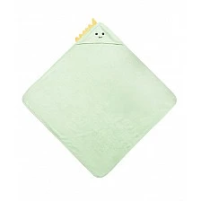 Бебешка Хавлия С Качулка Bathfriends 100X100 Дино Мента Sensillo