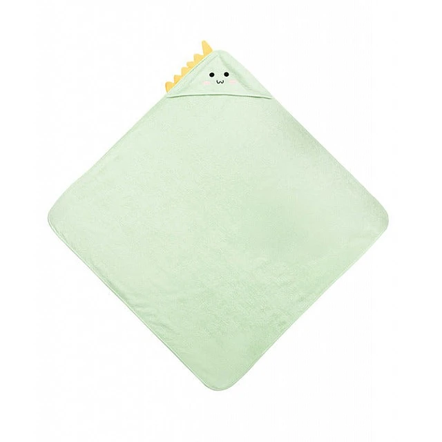 Бебешка Хавлия С Качулка Bathfriends 100X100 Дино Мента Sensillo