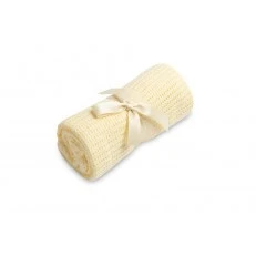Blanket 100% Cotton Moli Ivory Sensillo