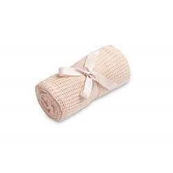 Blanket 100% Cotton Moli Light Pink Sensillo