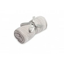 Blanket 100% Cotton Moli Light Gray Sensillo