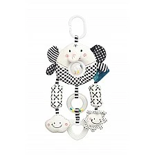 Black and White Travel Toy – Elephant Sensillo