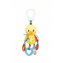 Colorful Travel Rattle – Duck Sensillo