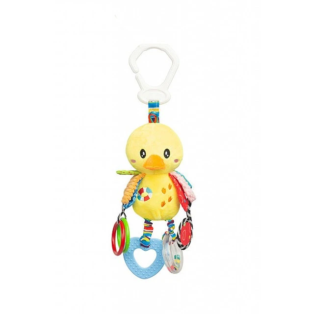 Colorful Travel Rattle – Duck Sensillo