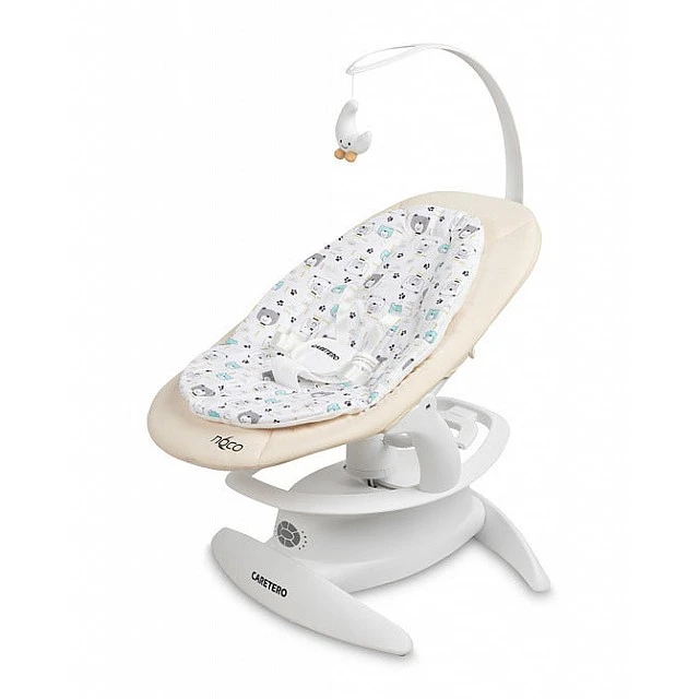 2in1 Chaise Lounge And Swing Rocker Noco Beige Caretero