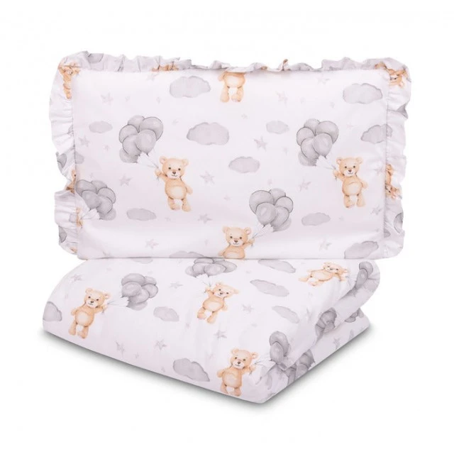 Sleeping Set 2 Pieces Bear, Gray 100X135 Cm Sensillo