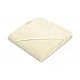 Baby towel with hood 100% cotton 100x100 cm Beige Sensillo