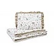 Double-sided bedding set for baby cot Forest Beige 75X95 25X35 Sensillo