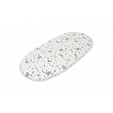 Чаршаф за количка Cotton Forest Beige 35X75 Sensillo