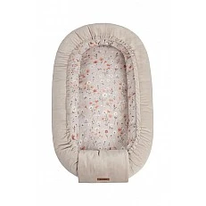 Baby nest field flowers beige 80X45 Sensillo