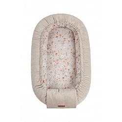 Baby nest field flowers beige 80X45 Sensillo