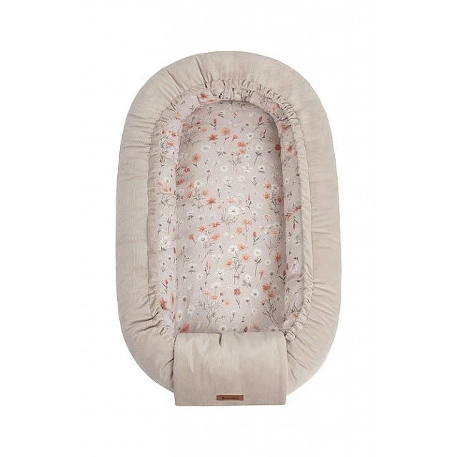 Baby nest field flowers beige 80X45 Sensillo